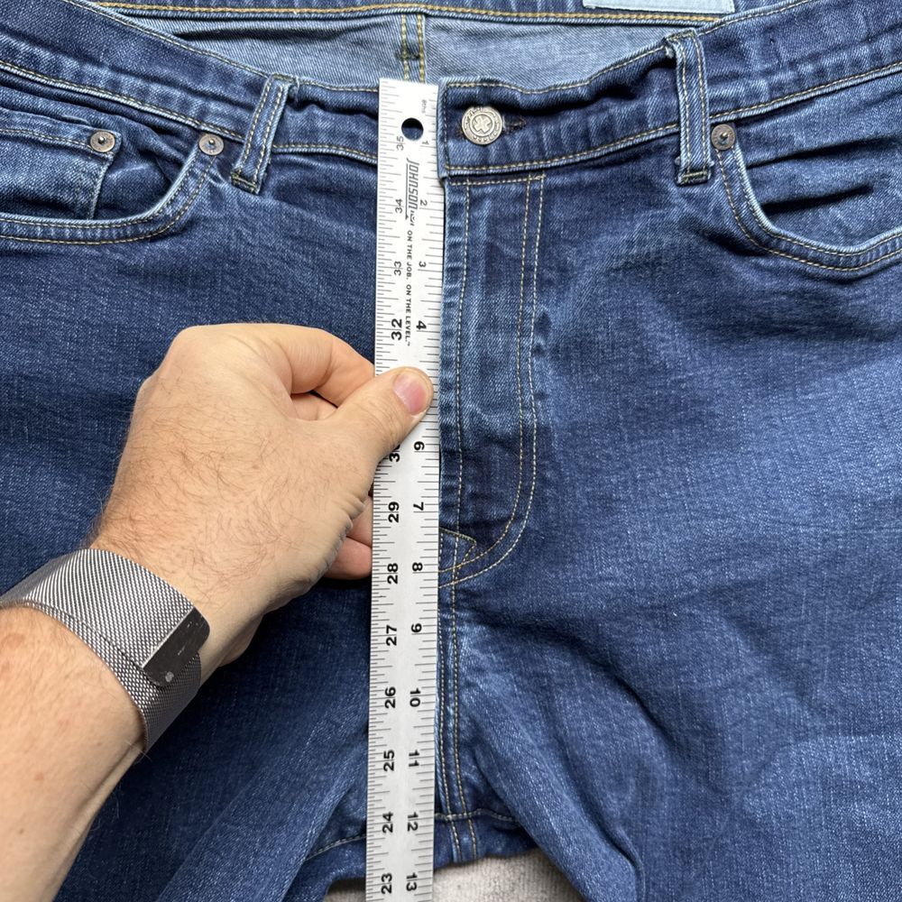 Imogene + Willie Selvedge Mens Jeans Barton Slim 42‎ (Fits 38x26) Blue Straight - Picture 5 of 12